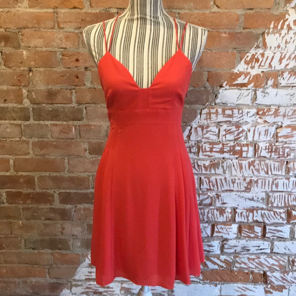 Express Coral Mini Dress